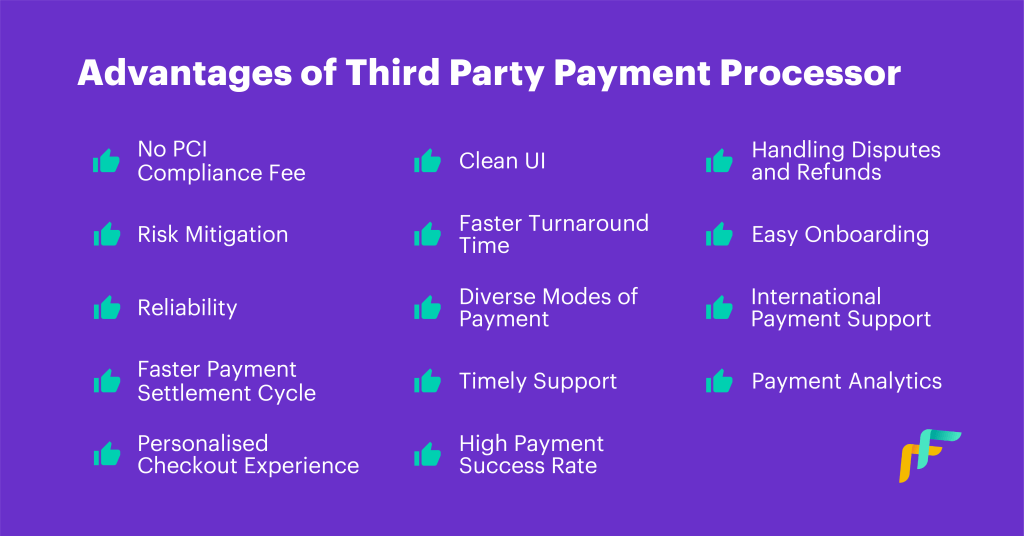 third party payment processor - advantages
