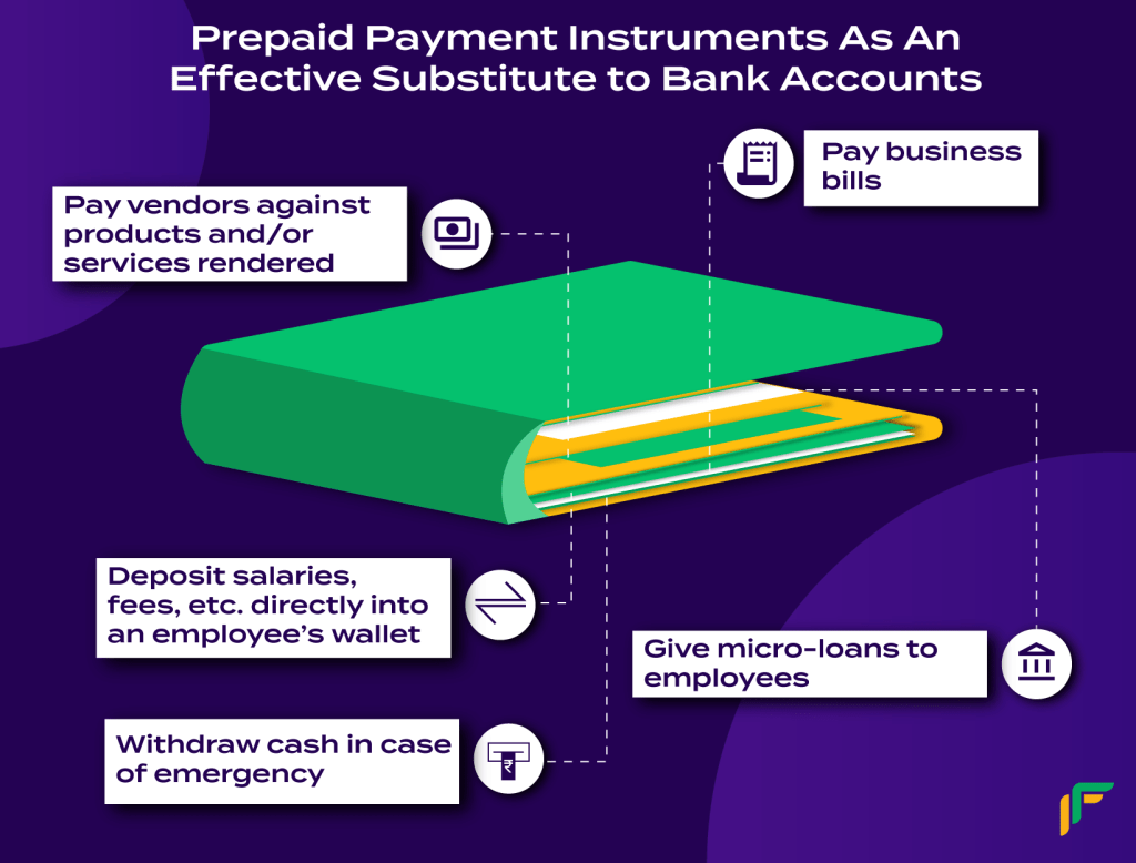 prepaid payment instruments (PPI) are substitutes to bank accounts